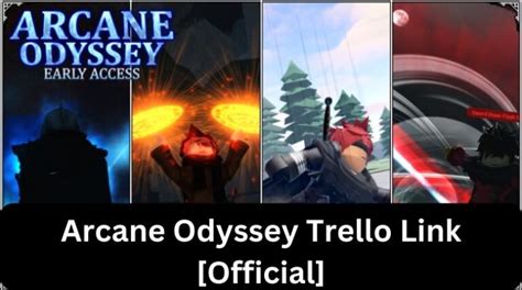 This category is intended for art only. . Trello arcane odyssey